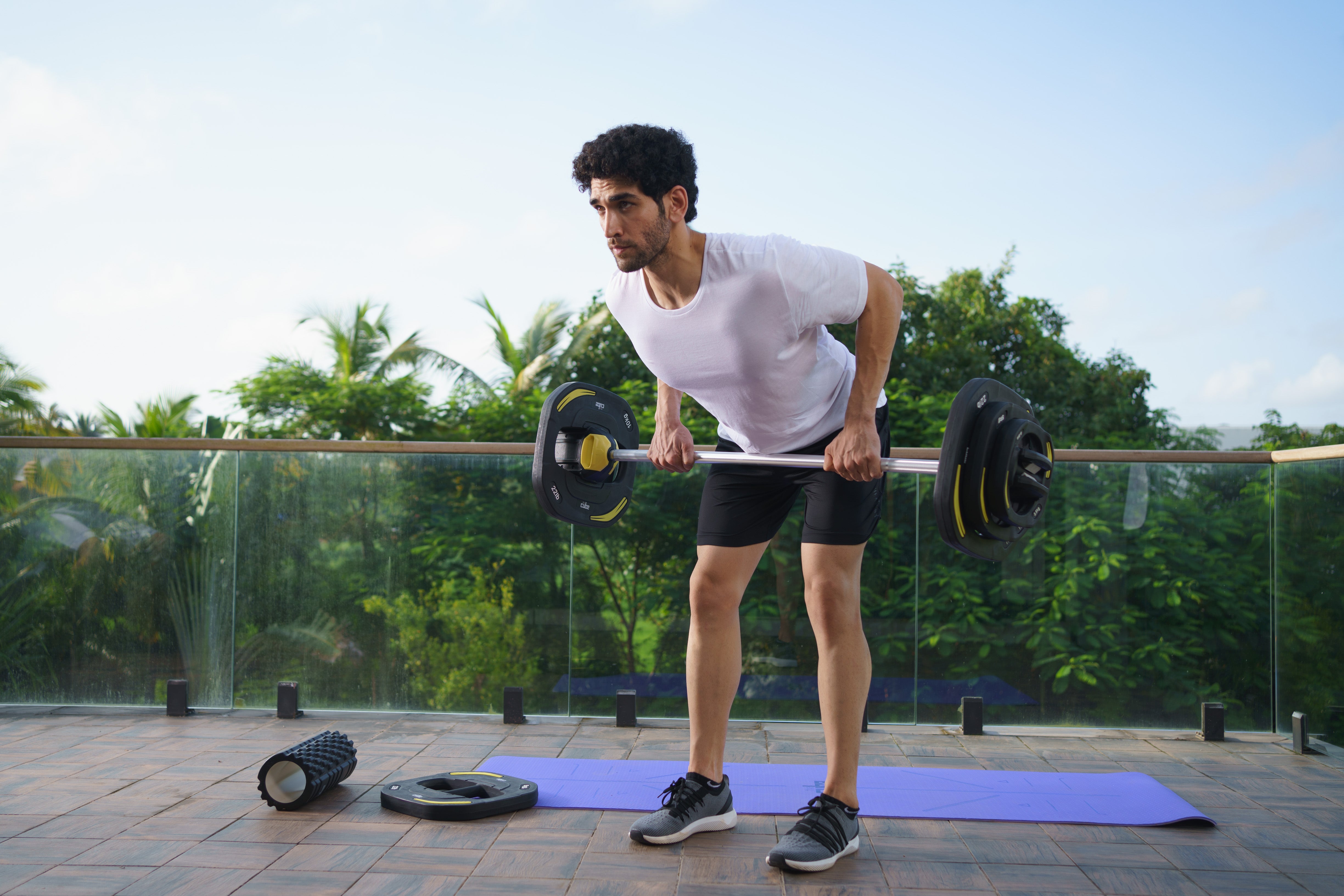 Adjustable Dumbbells Exercise at Home Gym