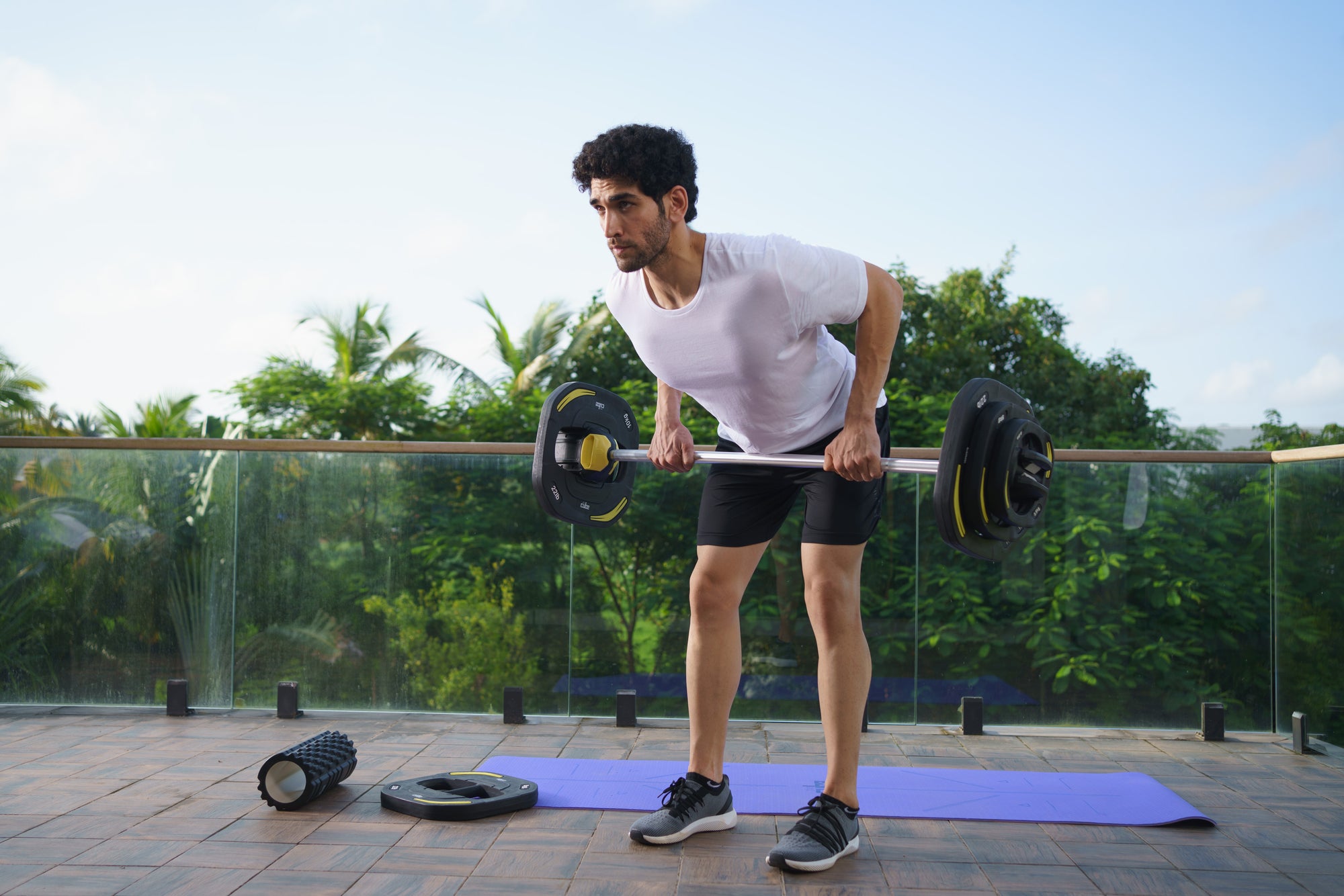 Adjustable Dumbbells Exercise at Home Gym