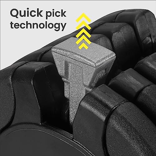 Adjustable Powerbells Pro 55Lbs Pair with Powerbar CONNECT