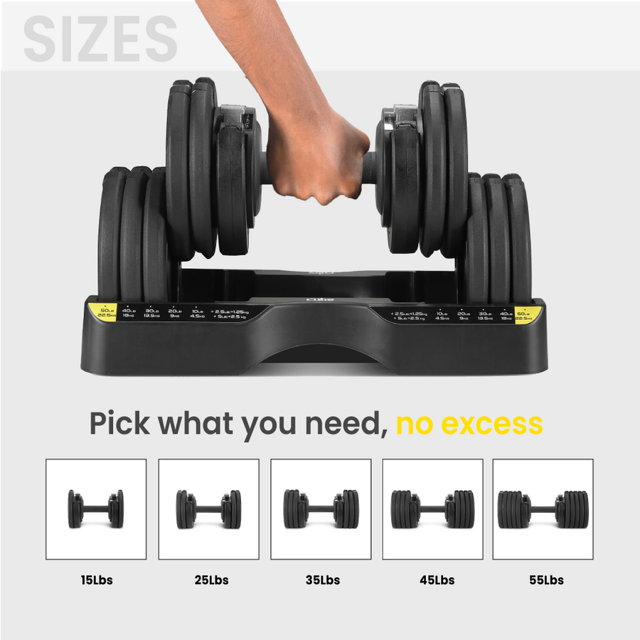 adjustable powerbells pro | multi-weight adjustable dumbbells
