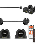 Adjustable Powerbells Pro 55Lbs Pair with Powerbar CONNECT