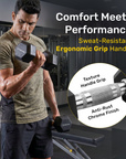 Hex Rubber Dumbbell - 1 KG (pair)