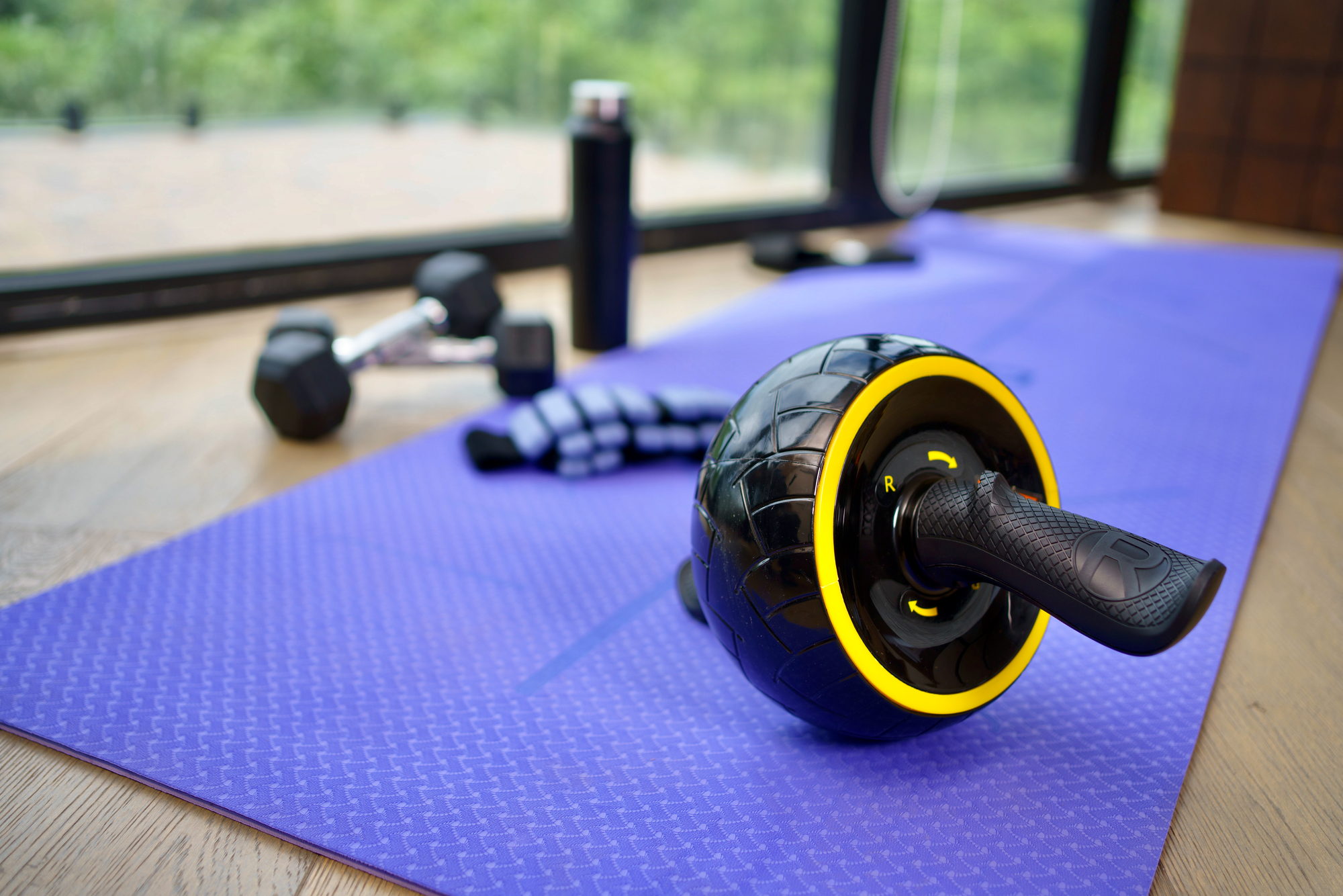 Ab Wheel Retractable